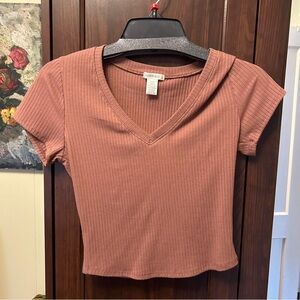 V-Neck Crop Top